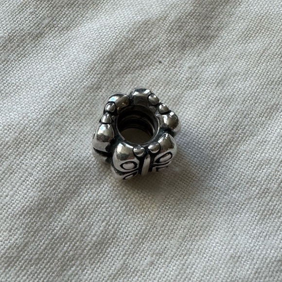 PANDORA CHARM | BUTTERFLY SPACER CHARM | SILVER | MADE FOR PANDORA BRACELET - Picture 4 of 6